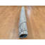 8'x8' Grey Hand Spun Undyed Natural Wool Modern Hand Knotted Round Rug G87745