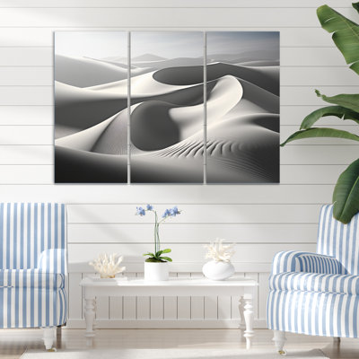 Plage, photo, dune, rêves, impression sur toile, 3 pièces