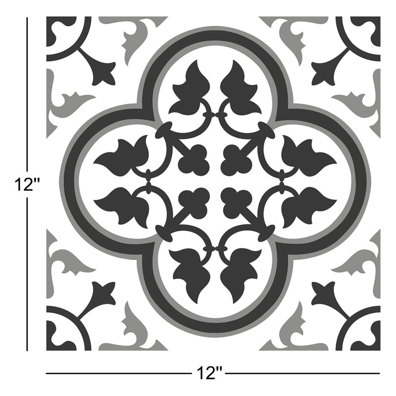 Carreau de vinyle 12 po x 12 po x 3,81 mm