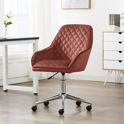 Chaise de travail en velours Maillet