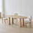 French cream-style solid wood dining table-609570914
