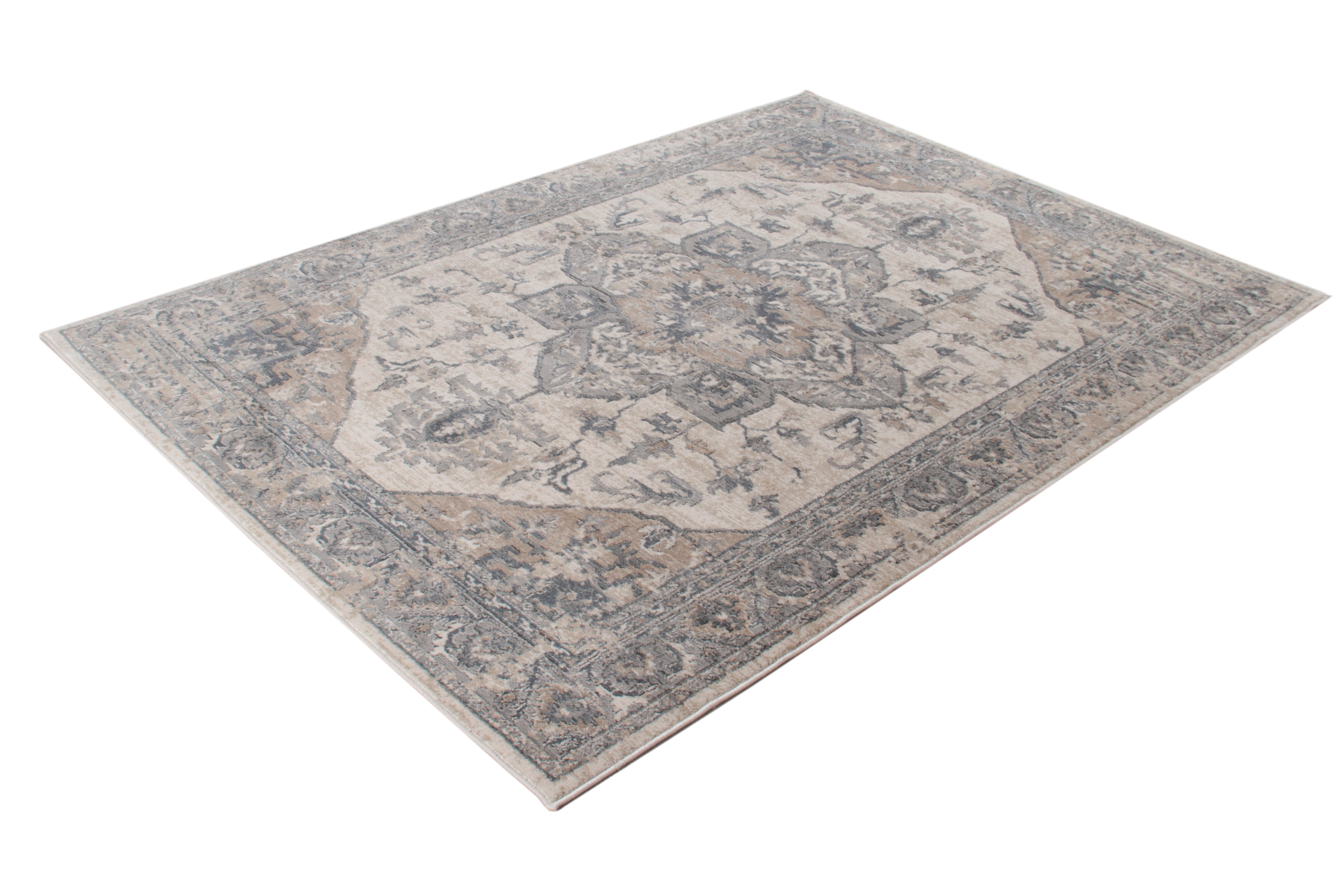 Ohio Rugs Bloomsbury Market Edgarton Ohio Looped Grey/Ivory Rug | Wayfair.co.uk
