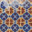 Provincial Alhambra Deco 6 In. X 6 In. Porcelain Wall Tile