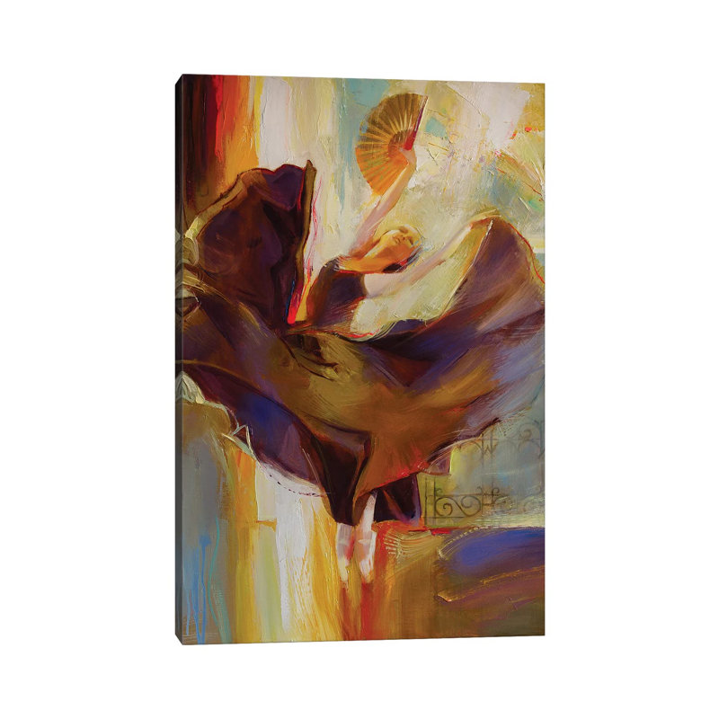 Ballet par Vasyl Khodakivskyi - peinture sur toile tendue, H 40 po x l 26 po x P 1,5 po
