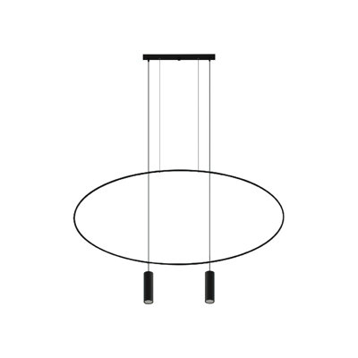 Alissone 2 - Light Black Kitchen Island Pendant