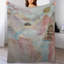 Jeté en flanelle Pastel Mountain Land-134403655