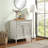 Hamden Light Grey Two Door One Drawer Cabinet