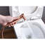 Bidet de toilette en or rose - Modèle portatif en métal, jets multiples et brumisateur doux, résistant à la rouille et à la corrosion, installation simple pour deux réglages, amélioration de l'hygiène, installation facile