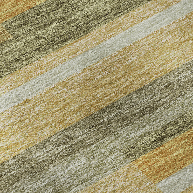 Premium Machine Washable Prisco Honey Rug, Rectangle 10' x 14'