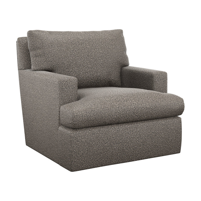Bandar Swivel Armchair, Gray