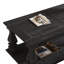 Table basse rustique de 47,24 po avec tablette de rangement-2129695815