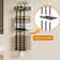 Towel Racks Wall Mounted For Rolled Towels, Single 3 Bar Towel Storage For Bathroom   