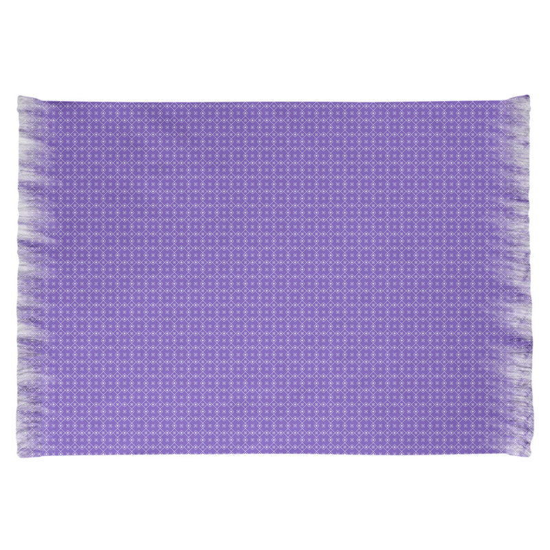 Tapis mauve à motif classique Doily, Oui