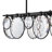 Nala Eight-Light Linear Chandelier w/ Multi-Faceted Optic Crystal Glass-84742414