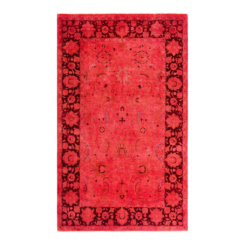 Yahaira One-of-a-Kind 4' 8" X 7' 10" Hand Knotted Area Rug