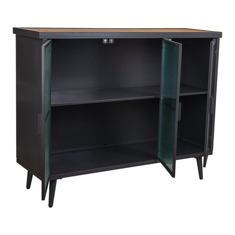 Kenny 102cm Solid Wood Sideboard