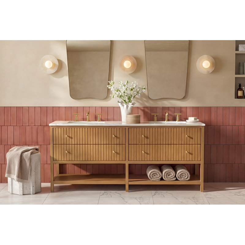 Mikah Concrete Stool, Ivory