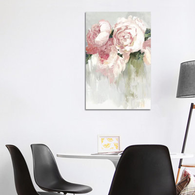Peonies by Asia Jensen - Print on Canvas