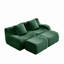 Canapé doux en tissu désossé, conception antidérapante, chaise longue d'assemblage, accoudoirs incurvés, support ergonomique, éponge à haute densité 32D, pour les salons-940377232