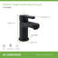 Robinet de lavabo pour salle de bain à poignée simple avec drain Pop-111139858