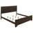 Villeparisis Dark Cocoa Eastern Panel Bed