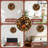 Halloween clock cats pumpkins bats