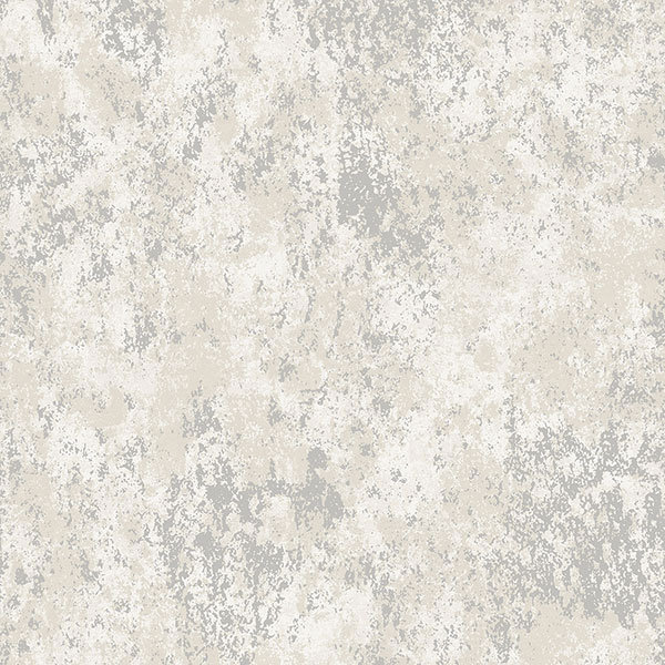 Metallic FX Industrial Texture 33' L x 21" W Wallpaper Roll, Silver