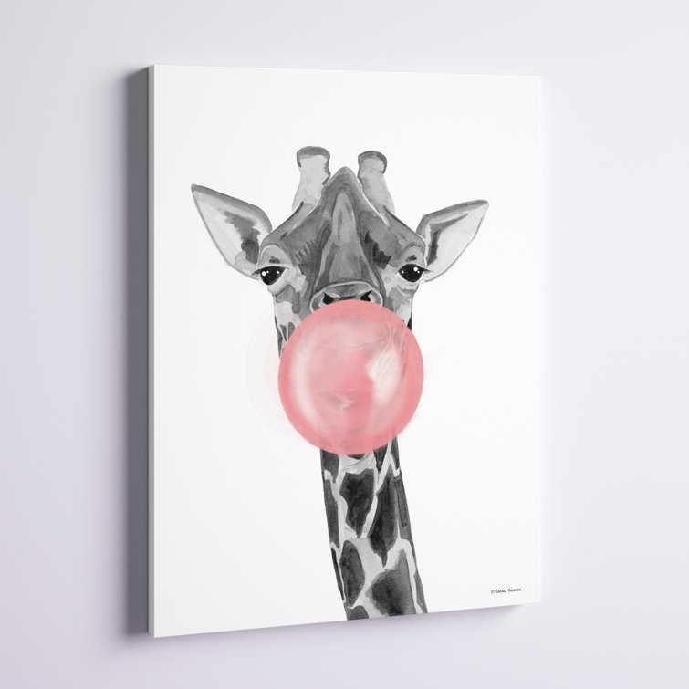 Mack & Milo™ Bubblegum Giraffe On Canvas Print & Reviews