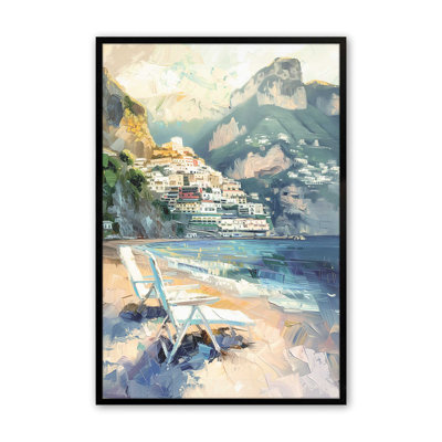 " Positano Beachfront Idyll " by Azure Artisanal Studio