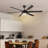 72" Blade Led Standard Ceiling Fan With Remote Control-1514710948