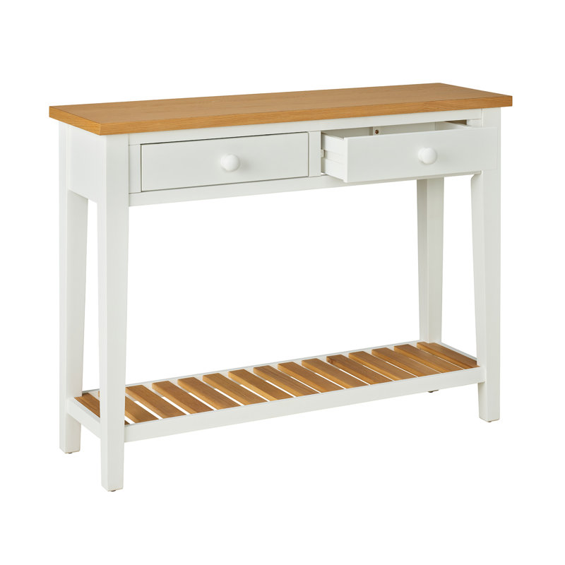 Console Table, White, 80cm H x 102cm W x 30.4cm D