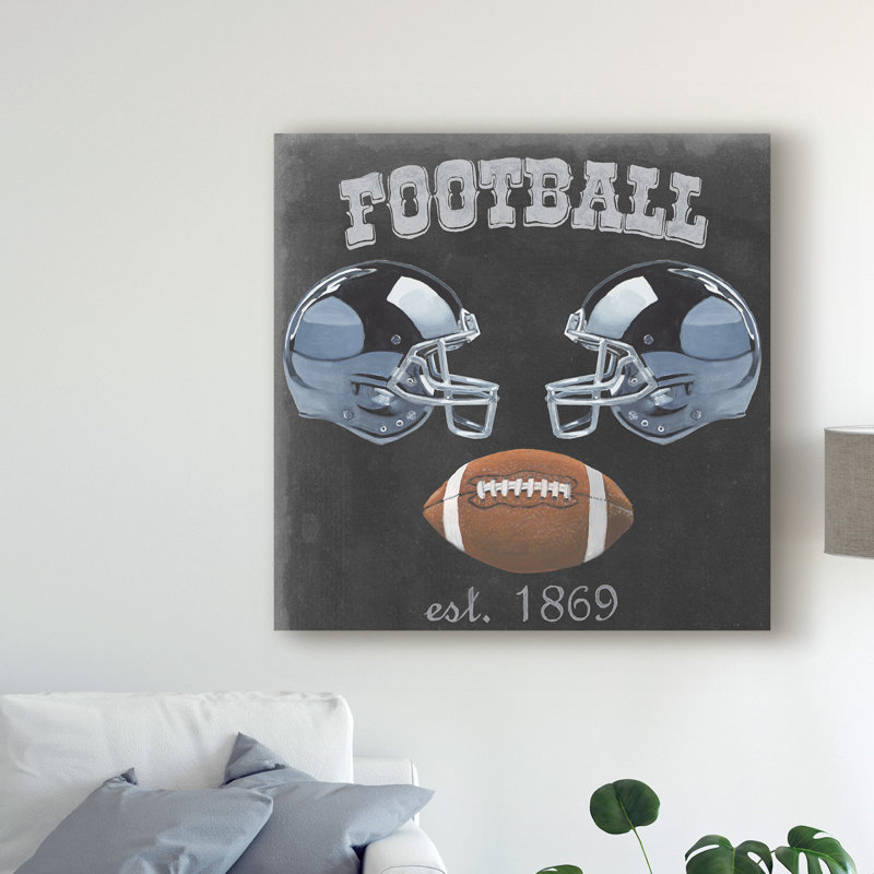 «Sporting histoire II» par Naomi McCavitt - reproduction d'art sur toile, H 14 po x l 14 po x P 2 po
