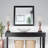 Adish Solid Wood Square Wall Mirror