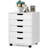 5-Drawer Wood Storage,Mobile File Cabinet With Wheels,White, We Value Your Feedback.If You Love Our Or Have Any Issues, Please Consider Leaving A Review. It Helps Us Improve