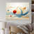 Cadre flottant blanc