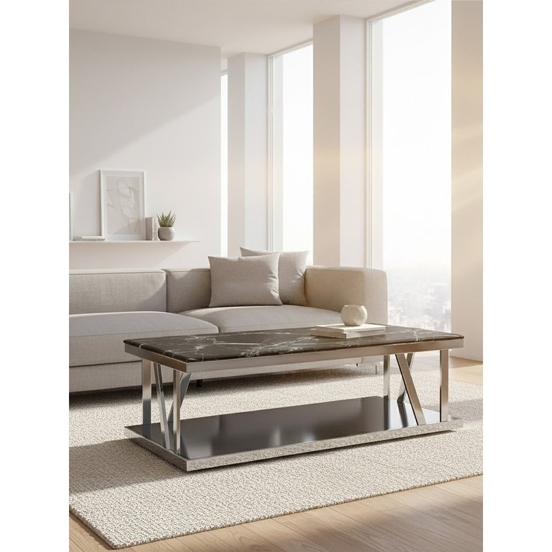 Frame Coffee Table with Storage