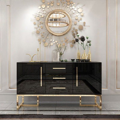 Luxury-Style Storage Side Cabinet