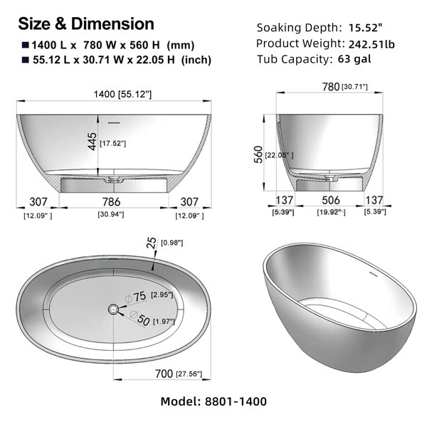 Product Dimensions