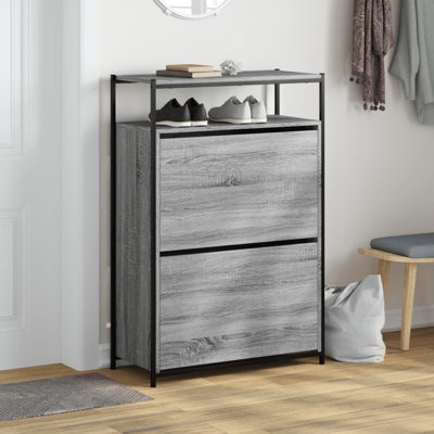 8 Pair Shoe Storage Cabinet