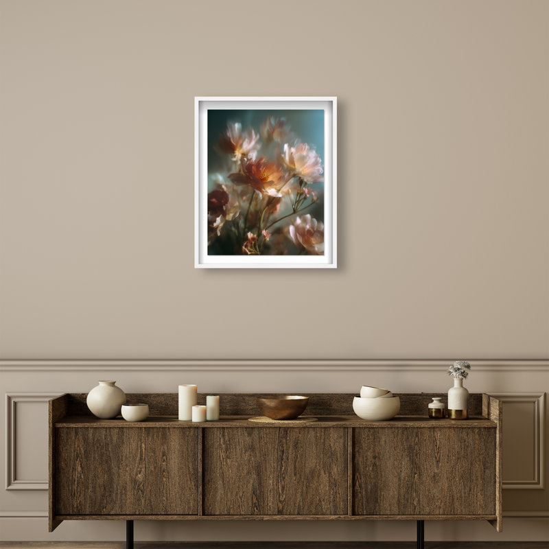 Mystic Meadow Framed Graphic Art, 31.5"H x 25.5"W, White Shadowbox