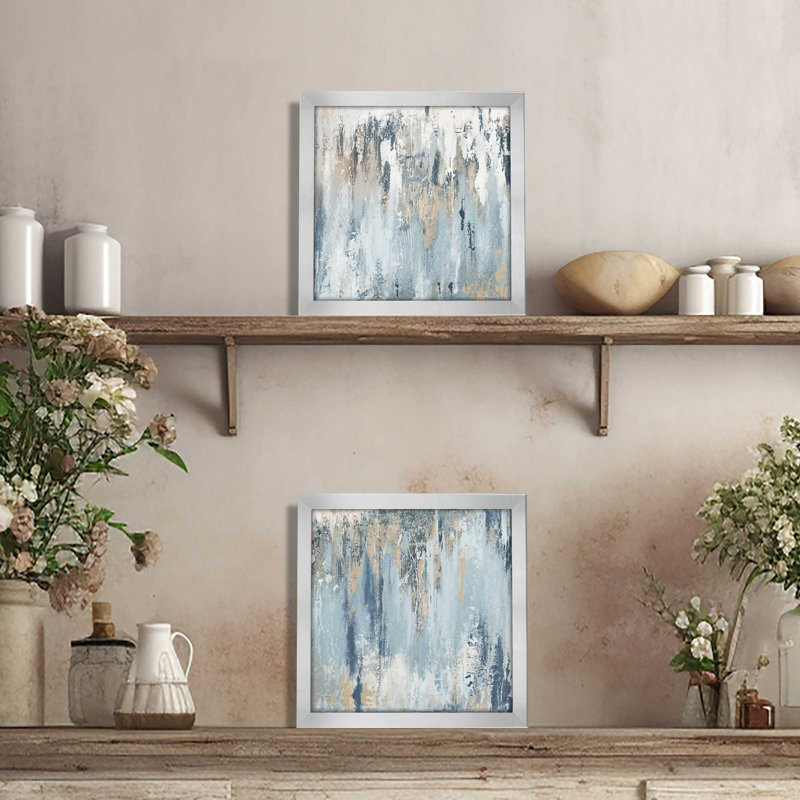 " Blue Illusion " 2 - Pieces