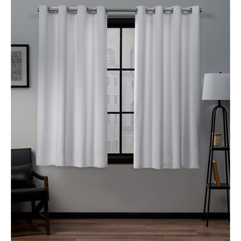 Kennith Sateen Room Darkening Curtain Pair, null, null