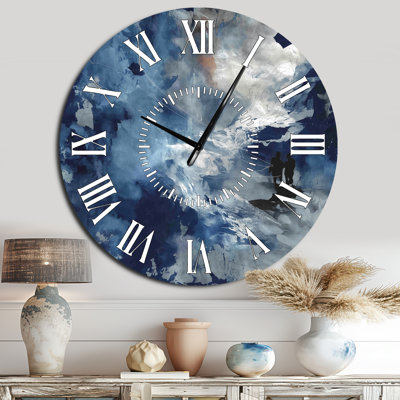 Jahnice - Abstract Metal Wall Clock