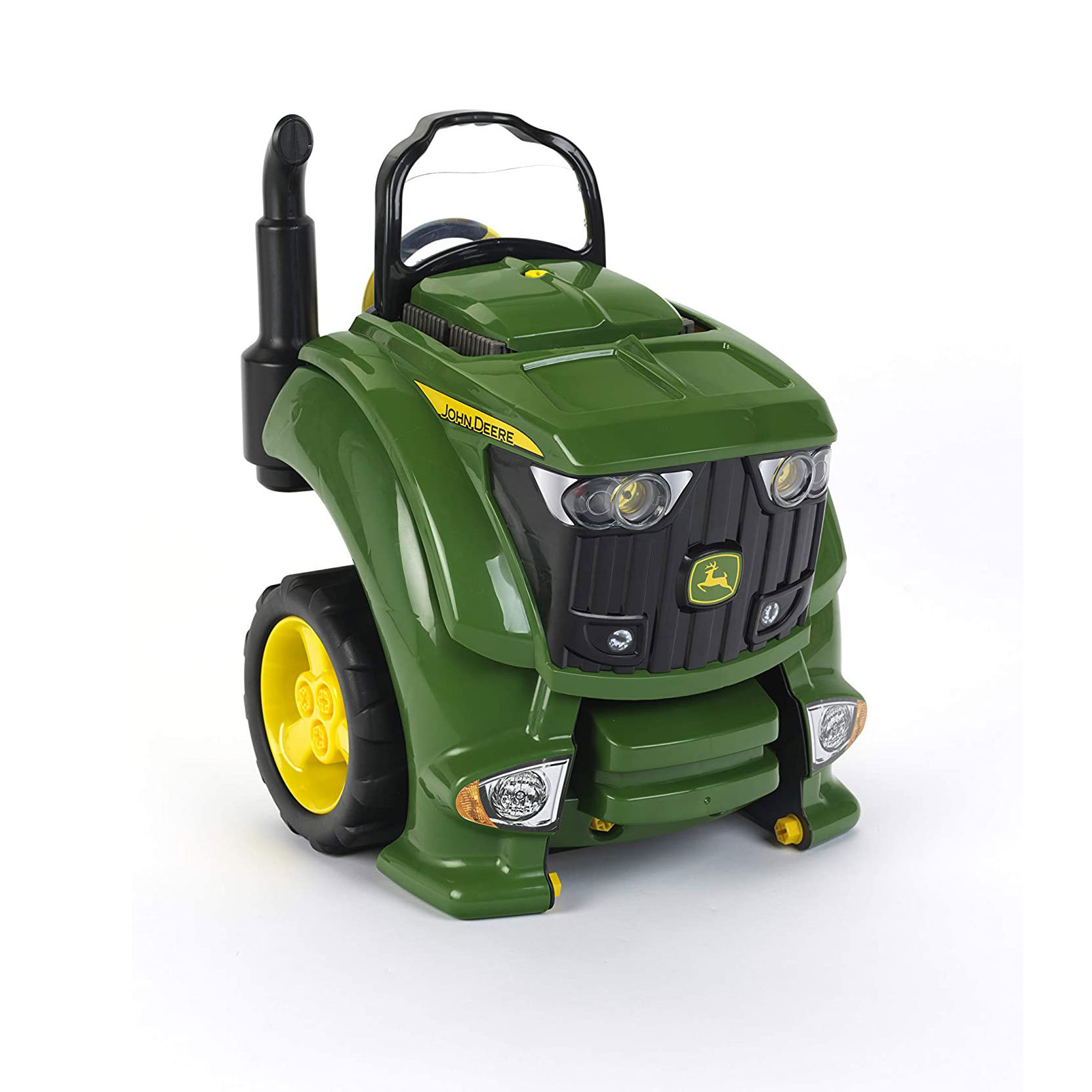 John deere 6 volt ride best sale on tractor