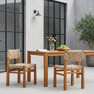 Chaises de patio Hapeville Boho Coastal