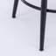 Ensemble 2 pièces de tabourets de bar pivotants à 180 ° avec pieds en métal-88573218-95199562