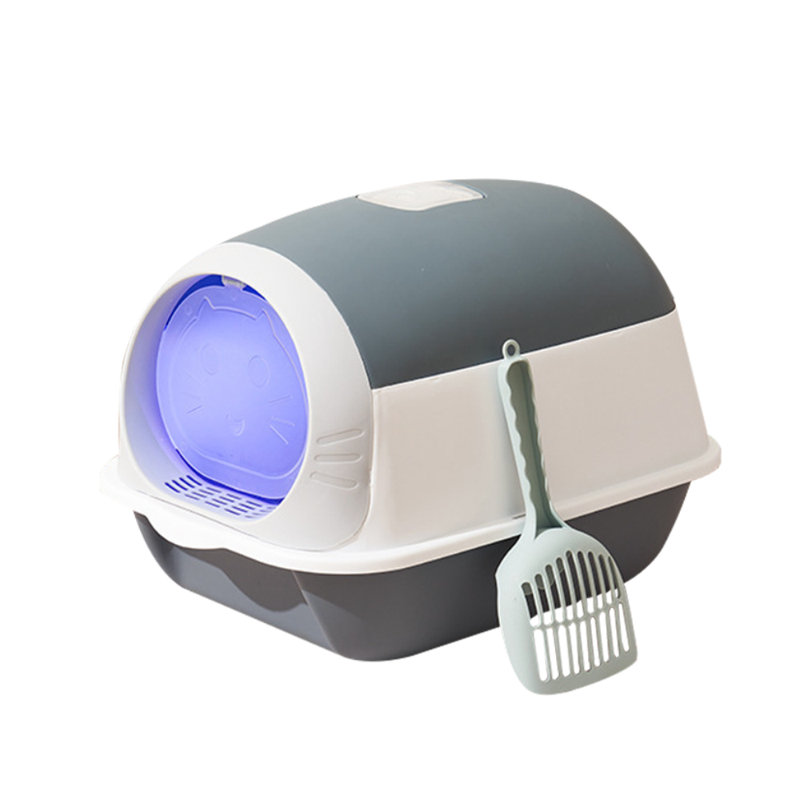 Litter Box, Grey/White