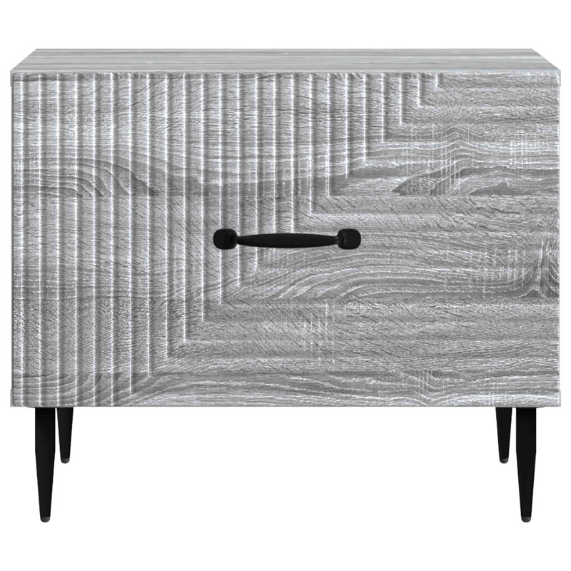 Coffee Table with Storage, 40cm H x 50cm L x 49cm W, Grey Sonoma