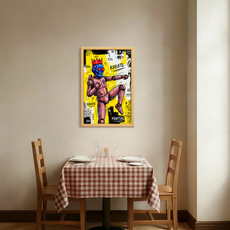 Art martial couronné Fashion Robot, H 24 po x l 16 po