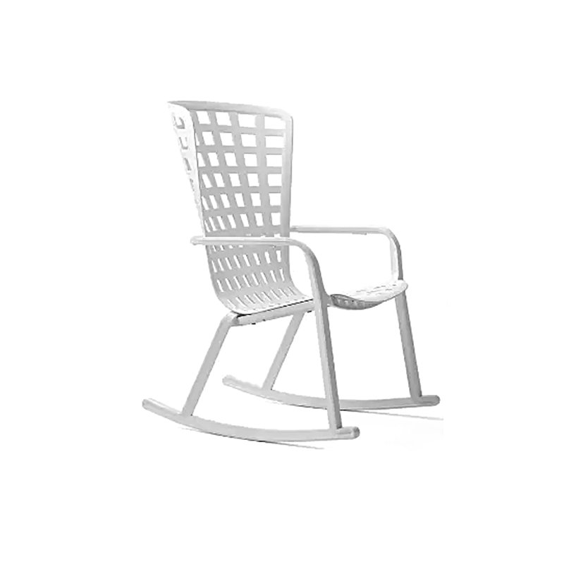 Chaise berçante de balcon, Blanc